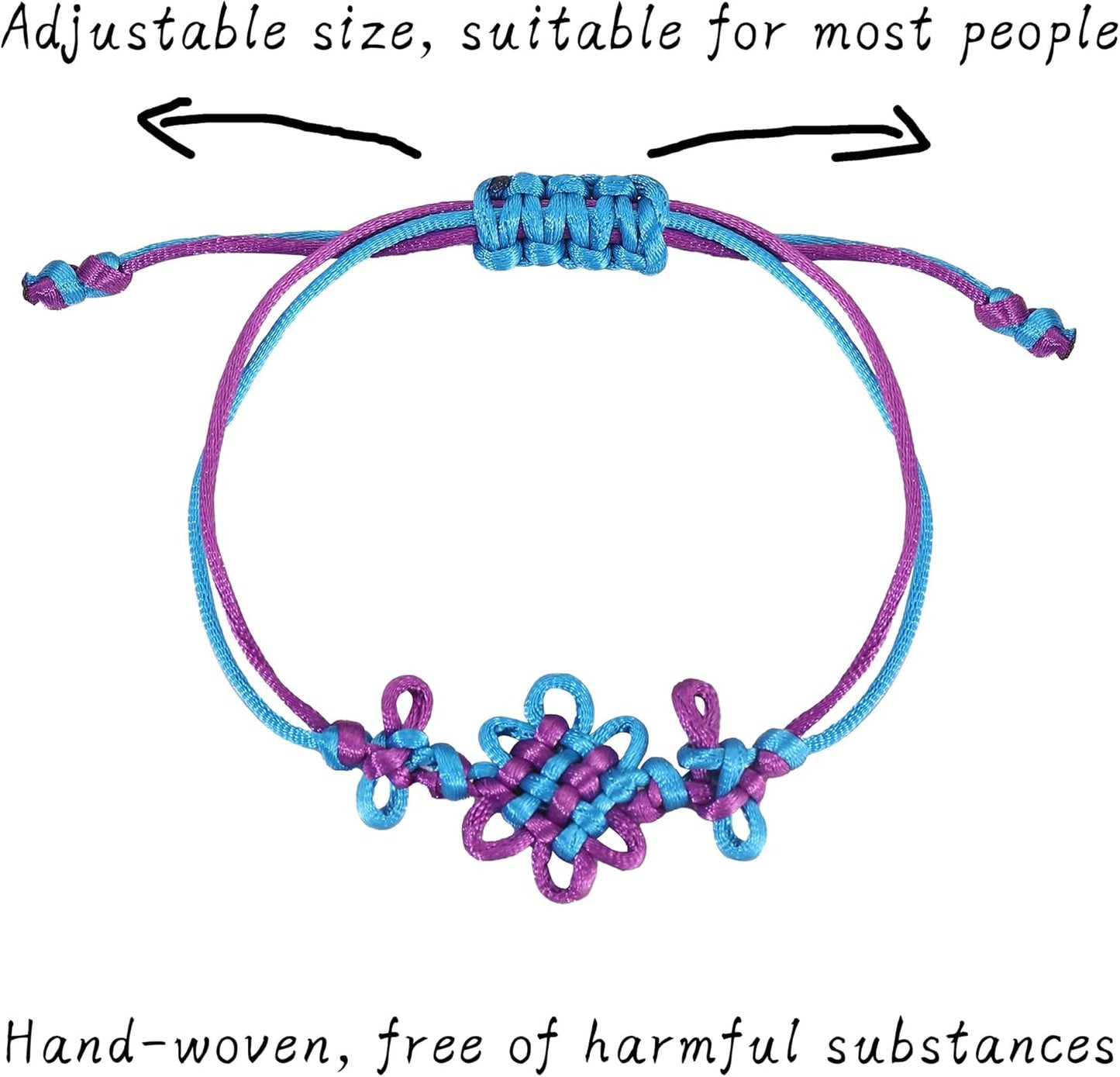 Movie Inspired Bracelet, Handmade Kroean Knot Rope Bracelet