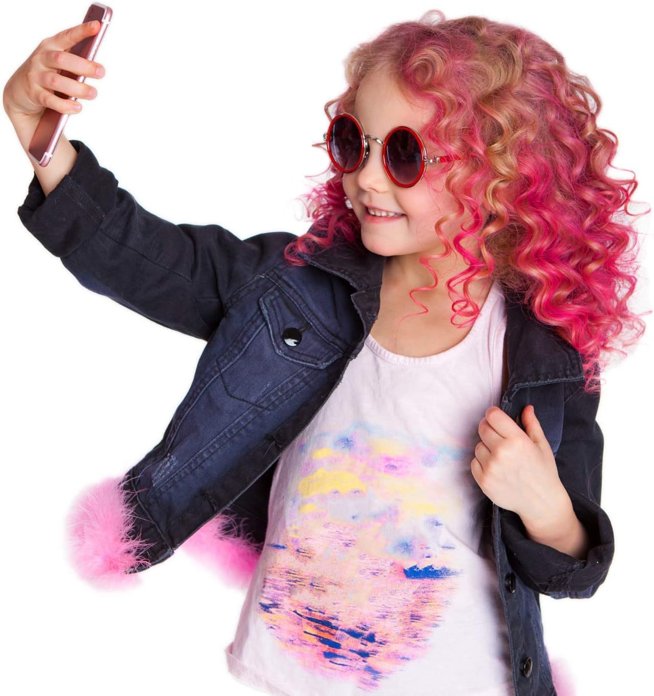 Hair Chalk for Girls Makeup Kit of 10 Temporary Colour Pens