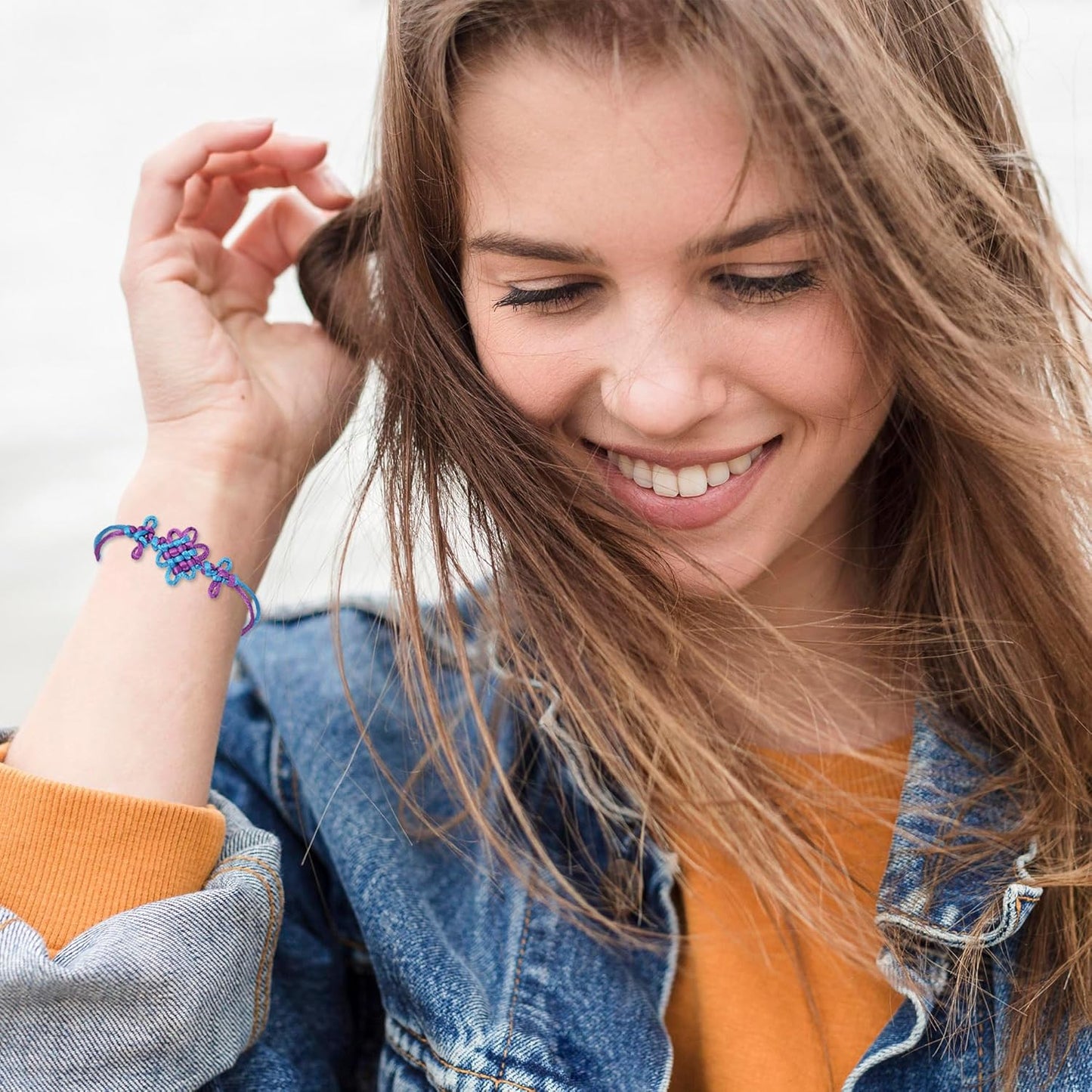 Movie Inspired Bracelet, Handmade Kroean Knot Rope Bracelet