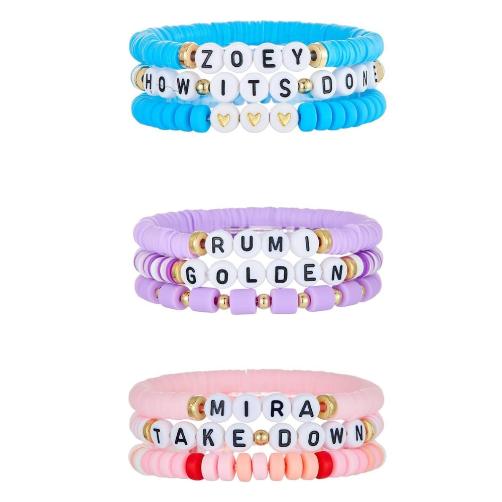 Rumi Anime Necklace Set Rumi Zoey Mira Inspired Merch Earrings Friendship Bracelet Cosplay Gift Women Men