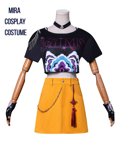 Huntr/x Girl Group Cosplay Stage Costume Set