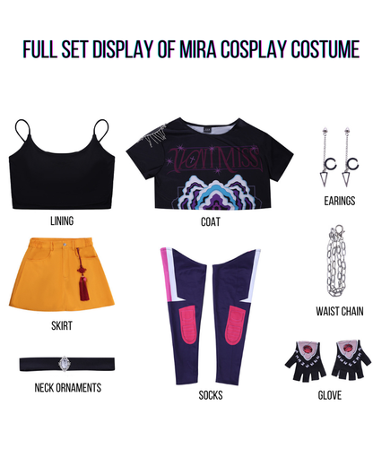 Huntr/x Girl Group Cosplay Stage Costume Set