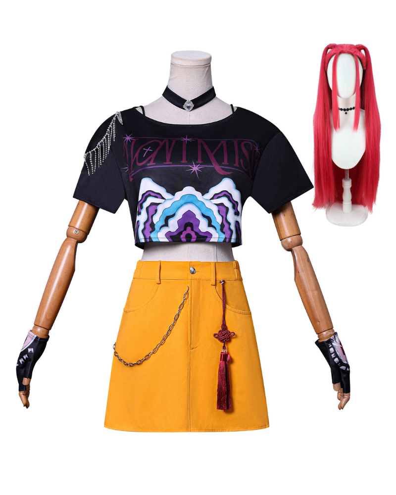 Huntr/x Girl Group Cosplay Stage Costume Set