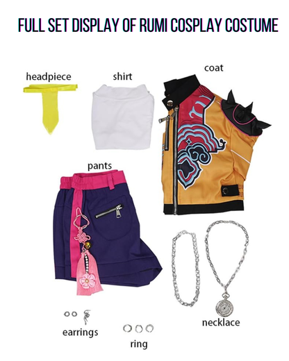 Huntr/x Girl Group Cosplay Stage Costume Set