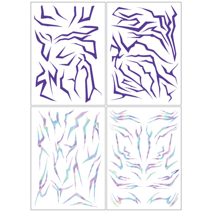 Saja Boys Laser Tattoo Stickers – 4 Pieces