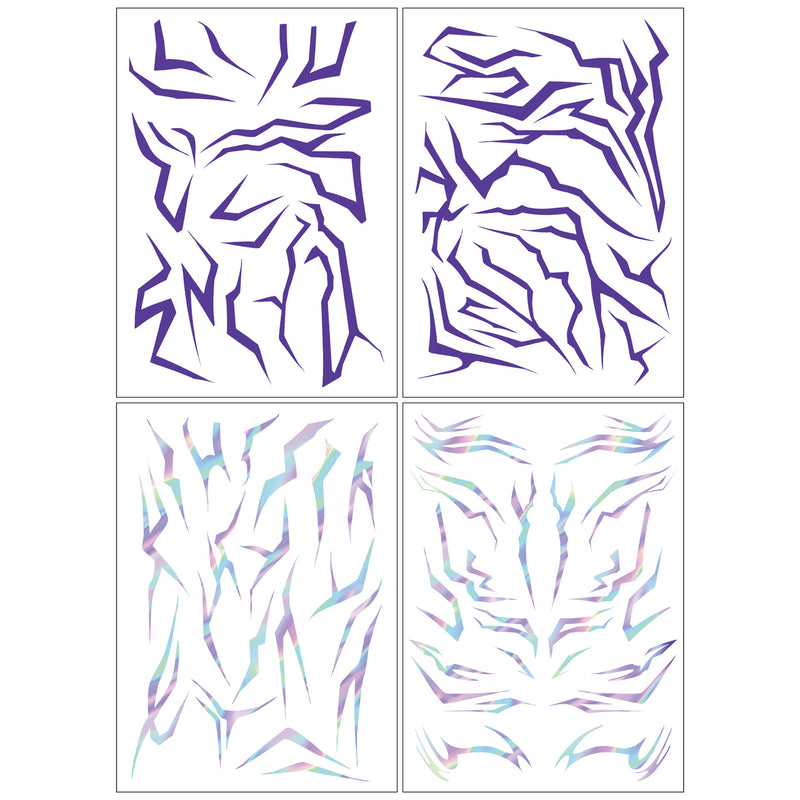 Saja Boys Laser Tattoo Stickers – 4 Pieces